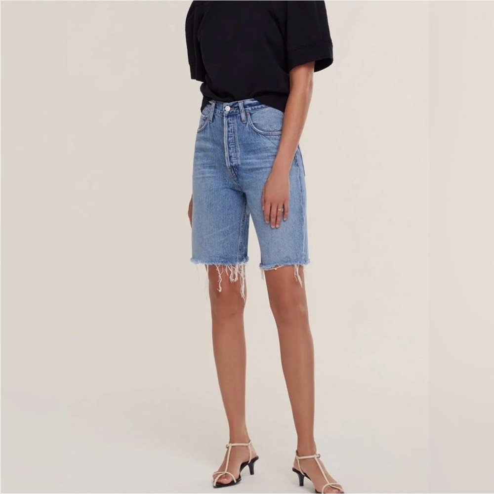 Agolde 90s Pinch Waist Denim Shorts